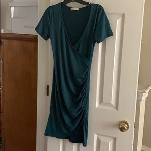Green shapewear dress